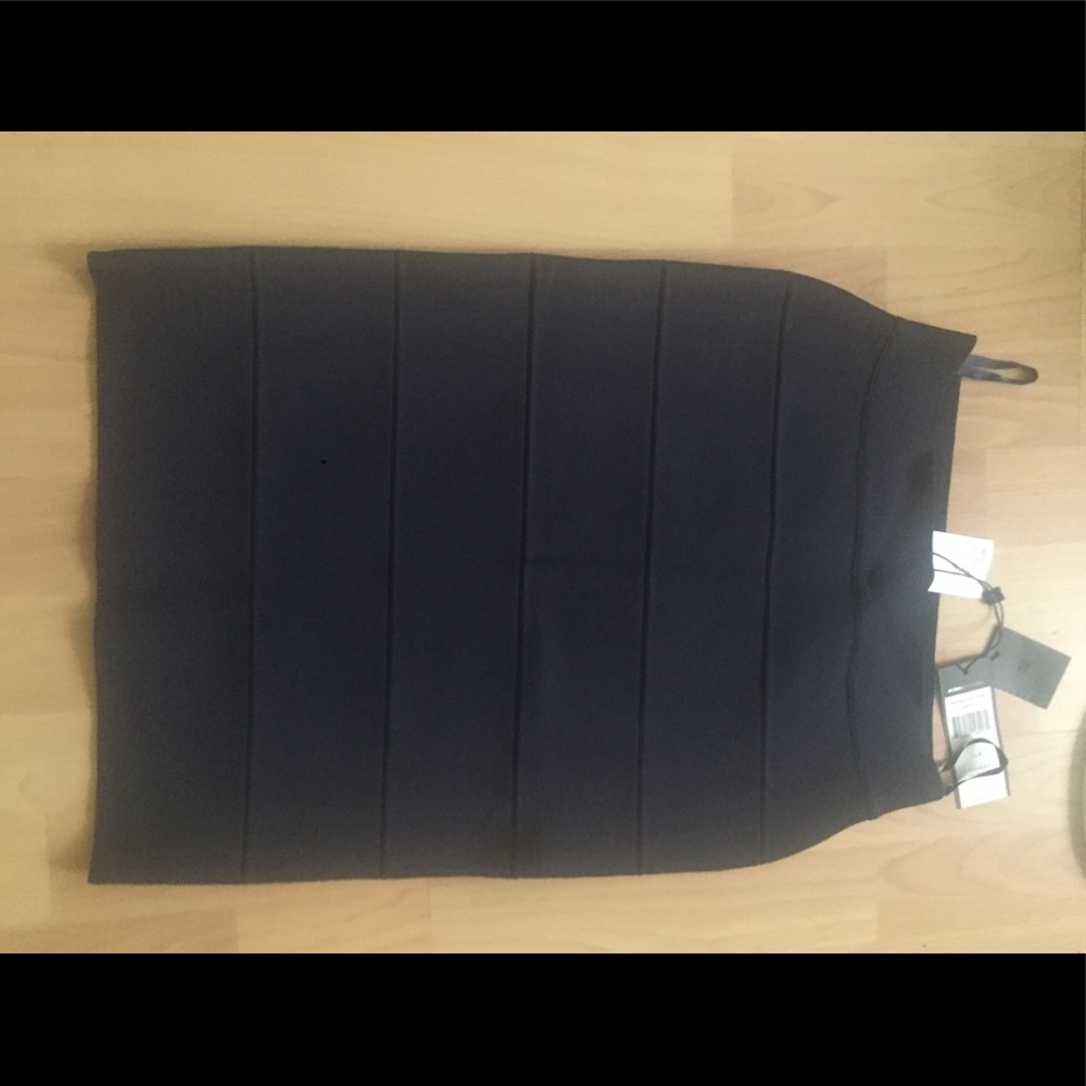 Beautiful brand new BCBG Navy Bandage Skirt